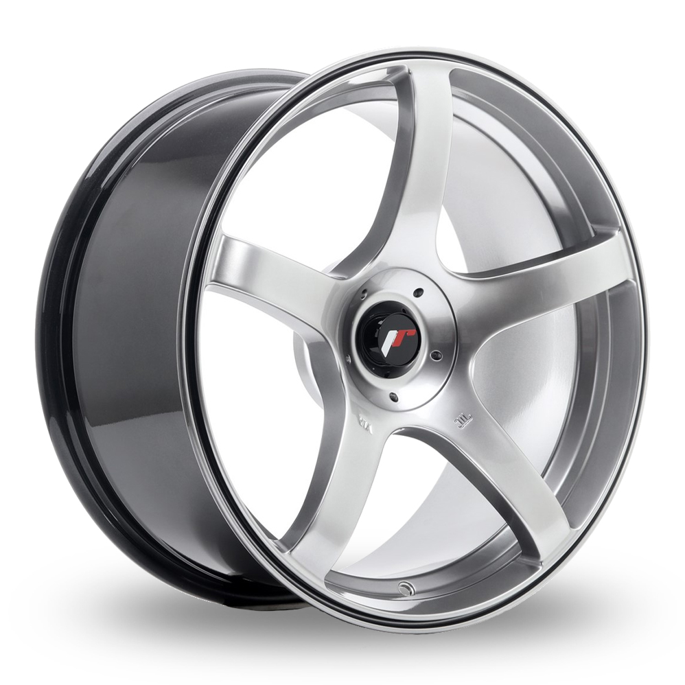 Japan Racing JR32 (8.5x18) (Custom Fitment) Hyper Black Alloy Wheels