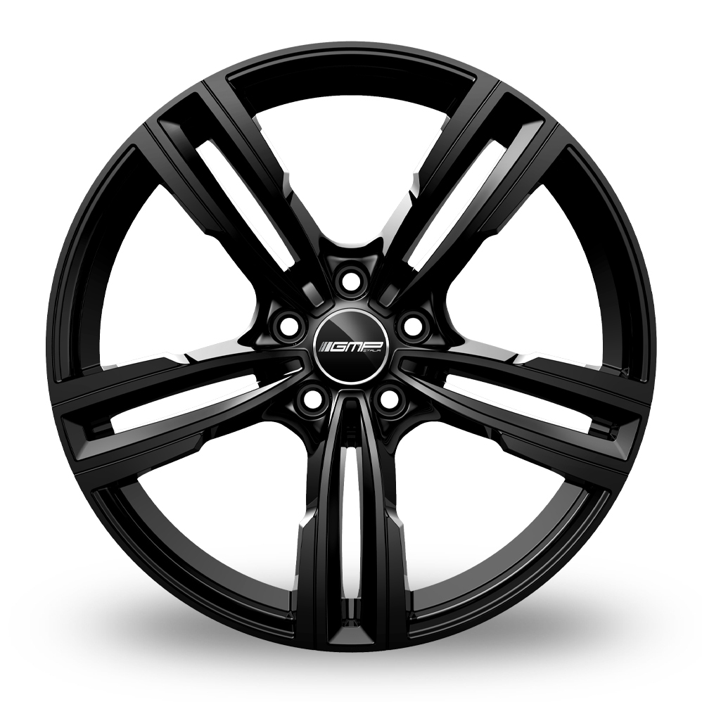 17" GMP Italia Reven Gloss Black Alloy Wheels