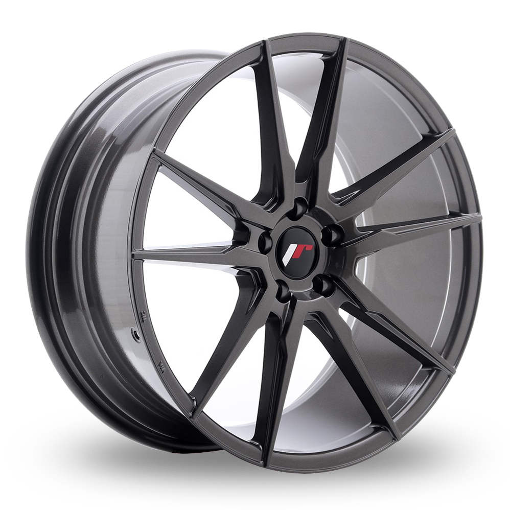 Japan Racing JR21 (10.5x20) (Custom Fitment) Hyper Grey Alloy Wheels