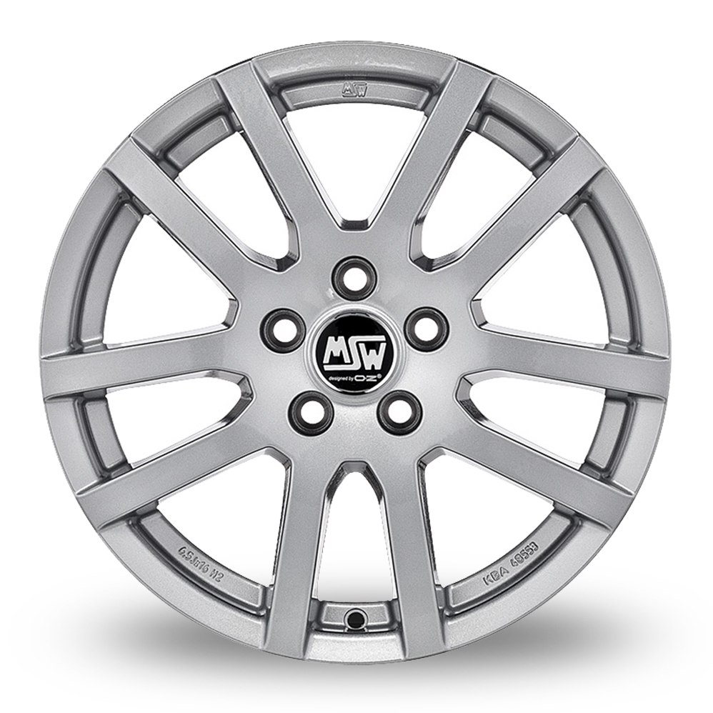 15" MSW (by OZ) 22 Silver Alloy Wheels
