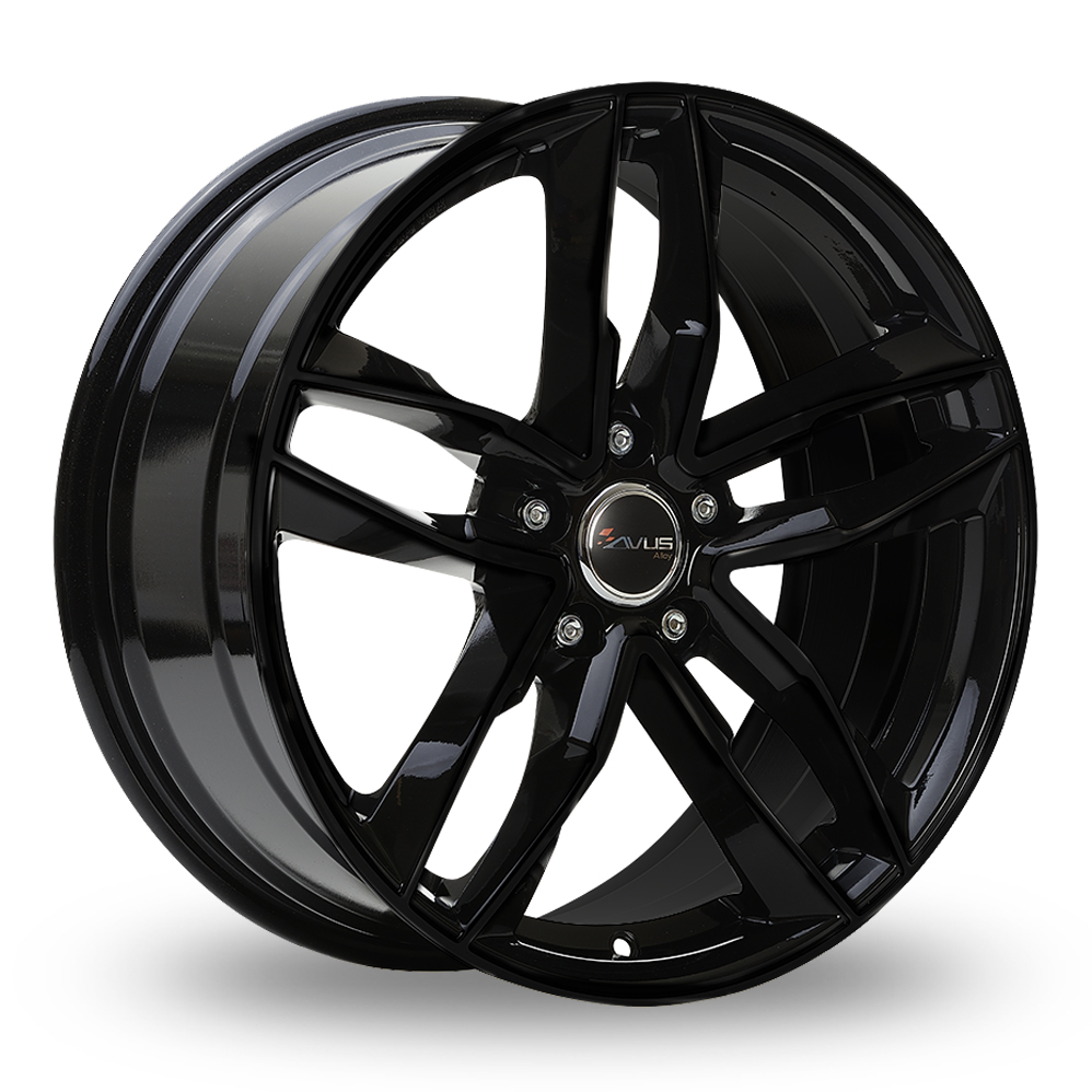 Avus Racing AF16 Matt Black Alloy Wheels