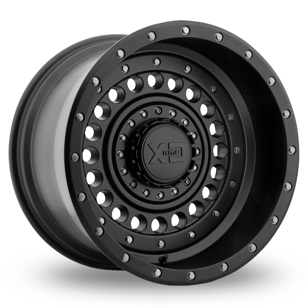 XD XD136 Panzer Satin Black Alloy Wheels