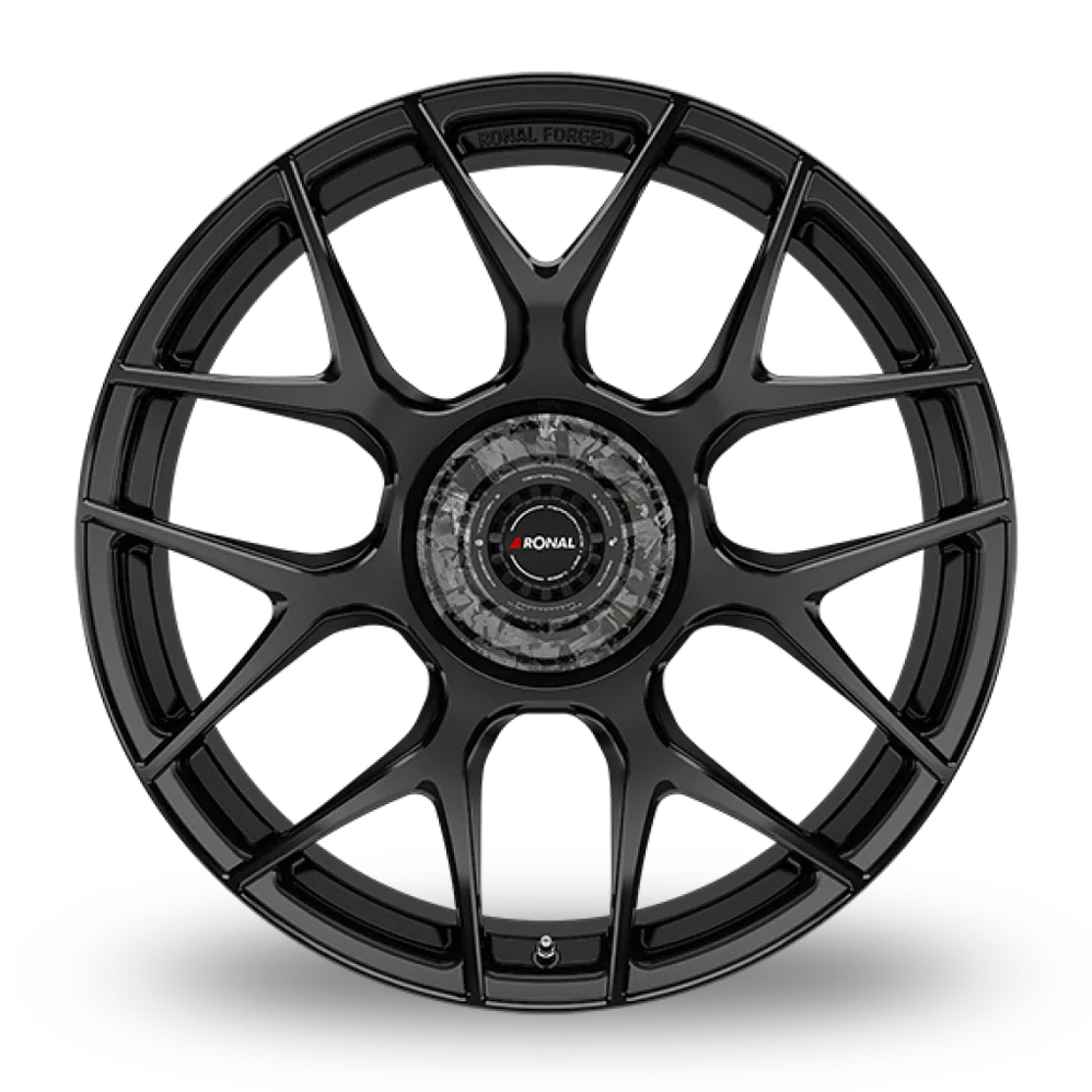 20" Ronal RF1 REV-Fcrb Matt Black Alloy Wheels