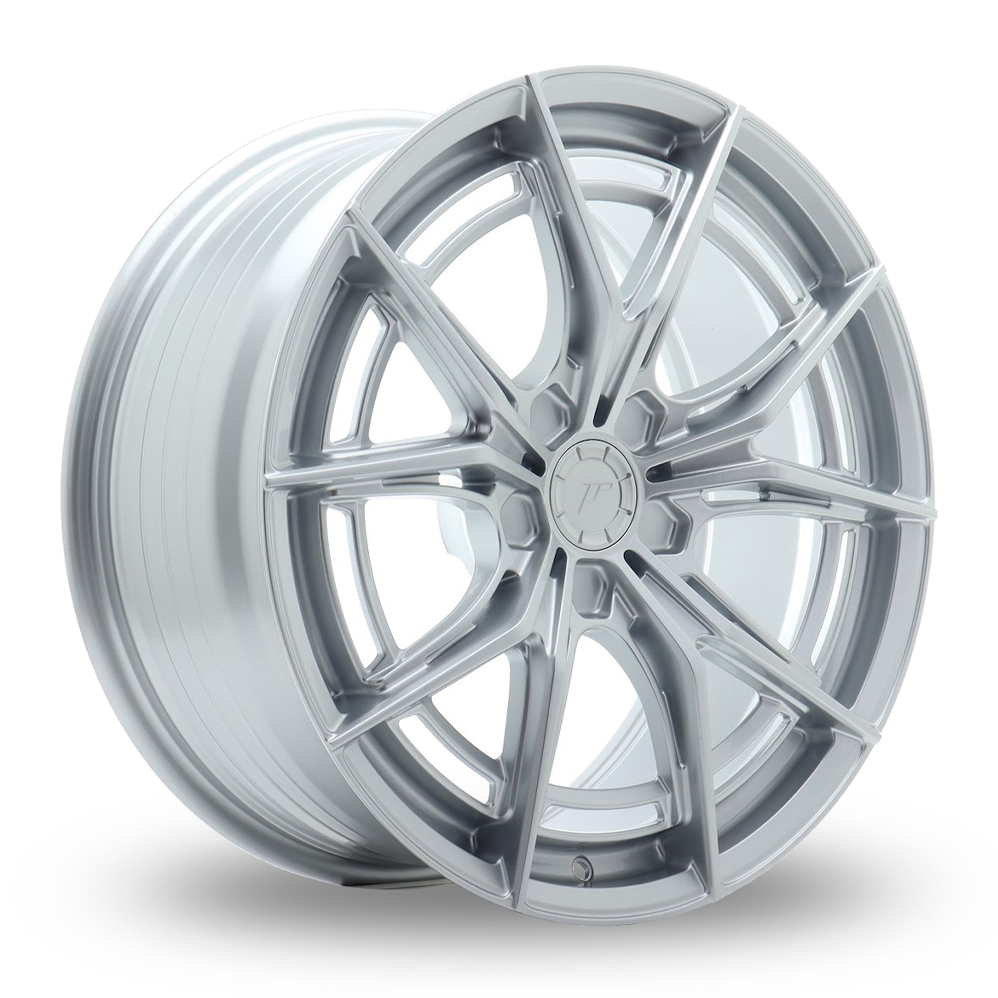 Japan Racing JR50 (9.5x19) (Custom Fitment) Hyper Silver Alloy Wheels