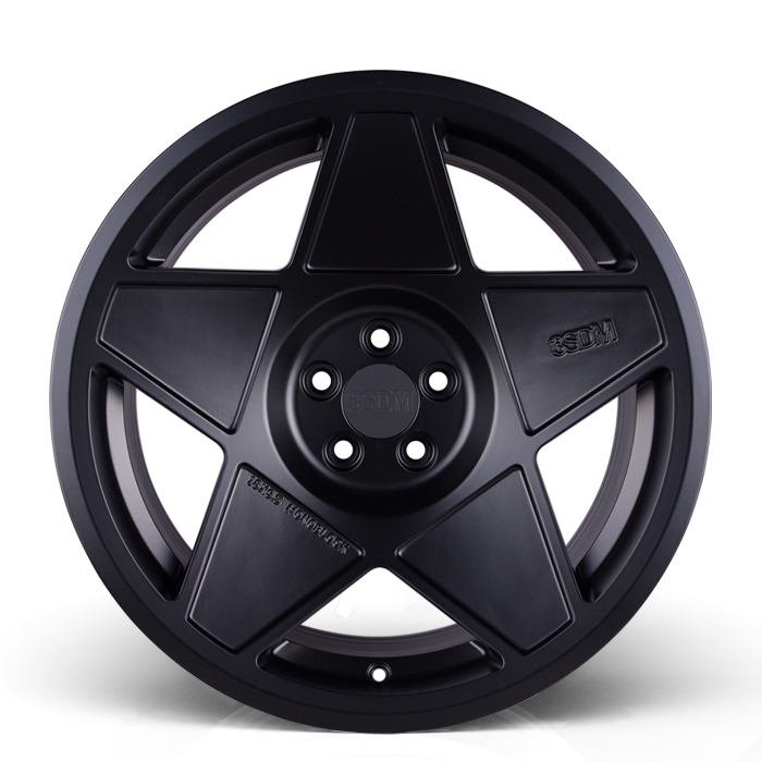 18" 3SDM 0.05-SF Matt Black Alloy Wheels