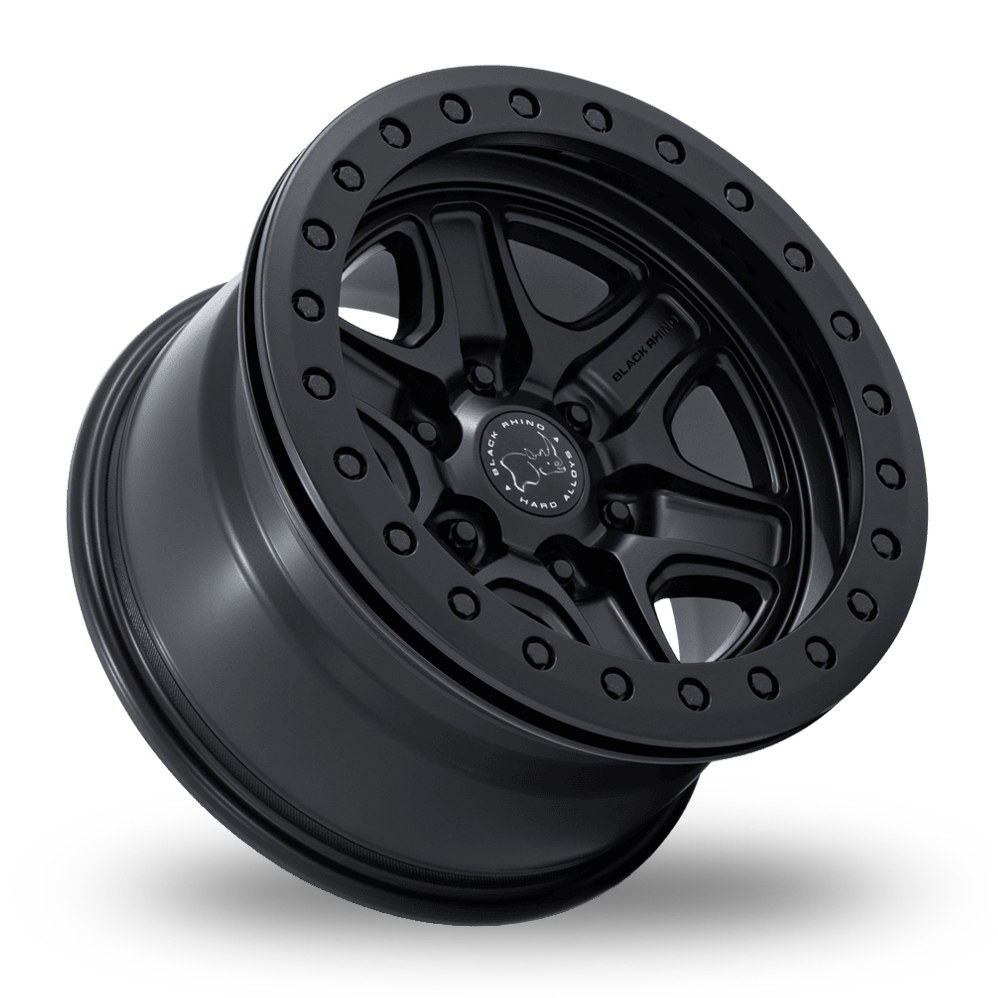 17" Black Rhino BR200 Echo Trail Lock Beadlock (USA Warehouse) Matt Black Alloy Wheels