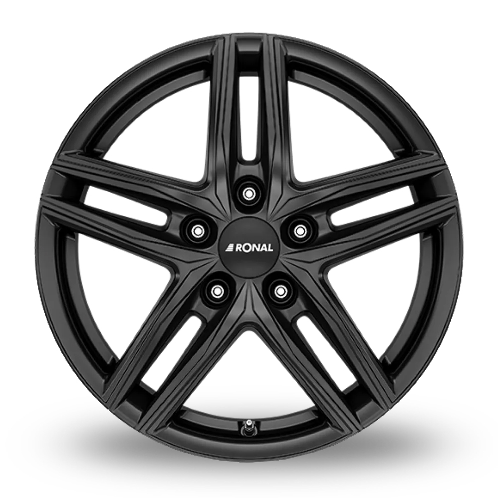 20" Ronal R65 Matt Black Alloy Wheels
