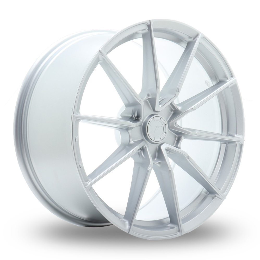 Japan Racing SL-02 (8x18) (Custom Fitment) Matt Silver Alloy Wheels