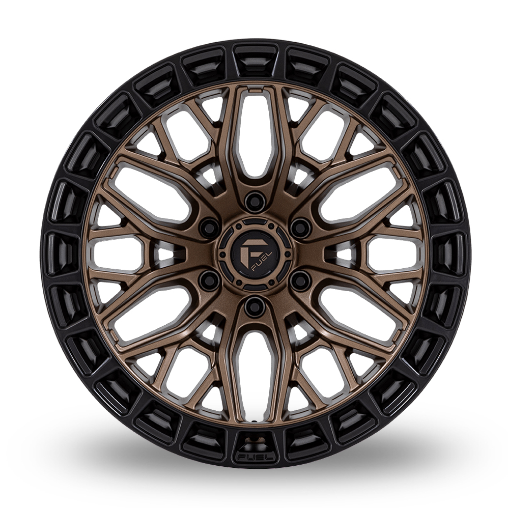 22" Fuel Off-Road FC869 Sigma Matte Bronze With Matt Black Lip Alloy Wheels