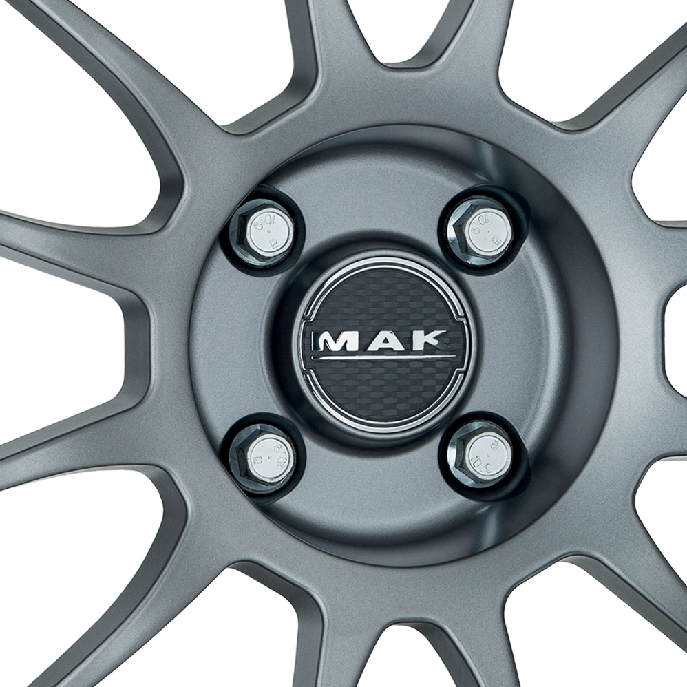 17" MAK XLR Matt Graphite Alloy Wheels
