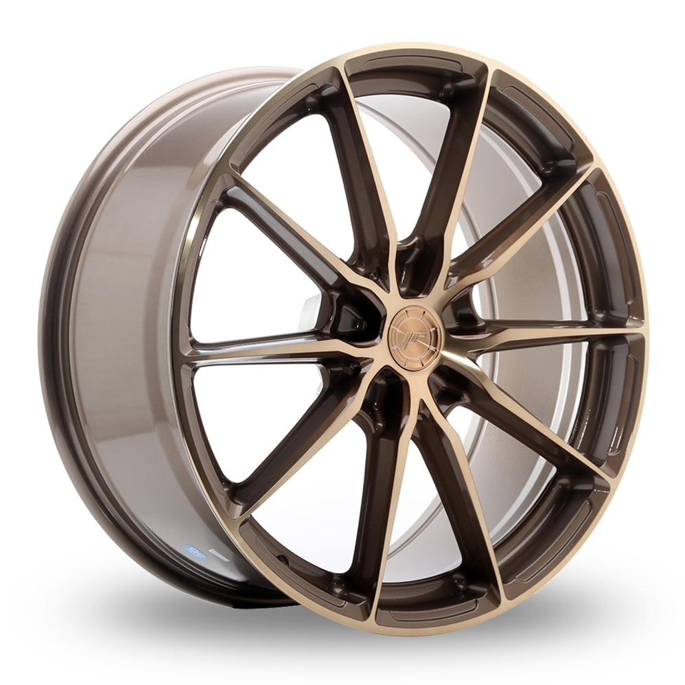 Japan Racing JR37 (9x20) (Custom Fitment) Platinum Bronze Alloy Wheels
