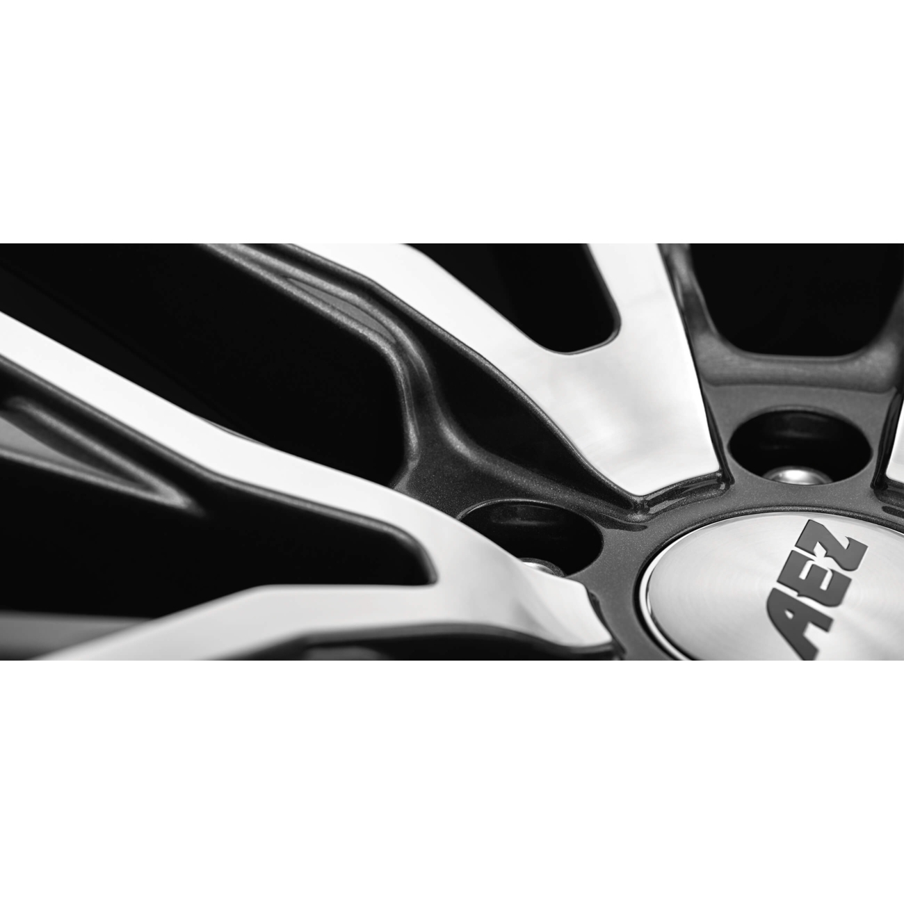 19" AEZ Panama Gunmetal Polished Alloy Wheels