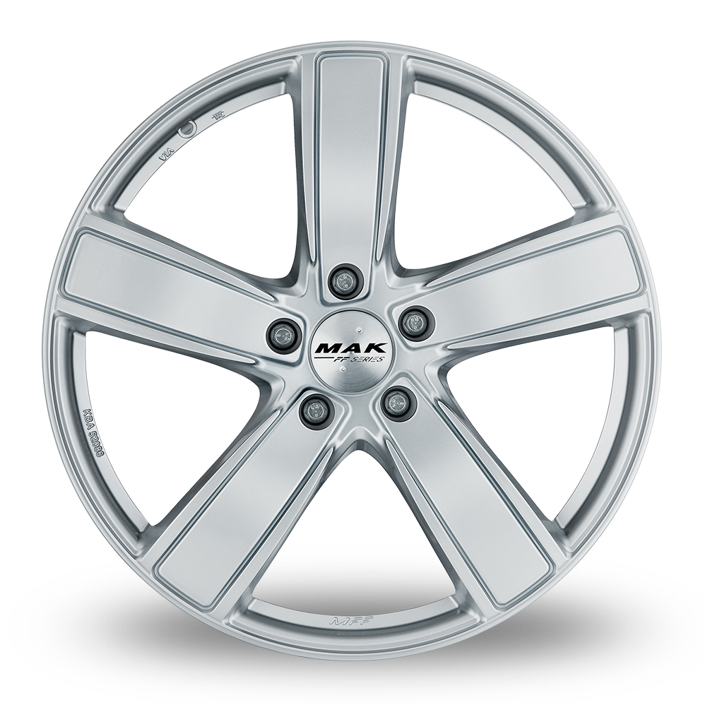 20" MAK Turismo-FF Silver Alloy Wheels