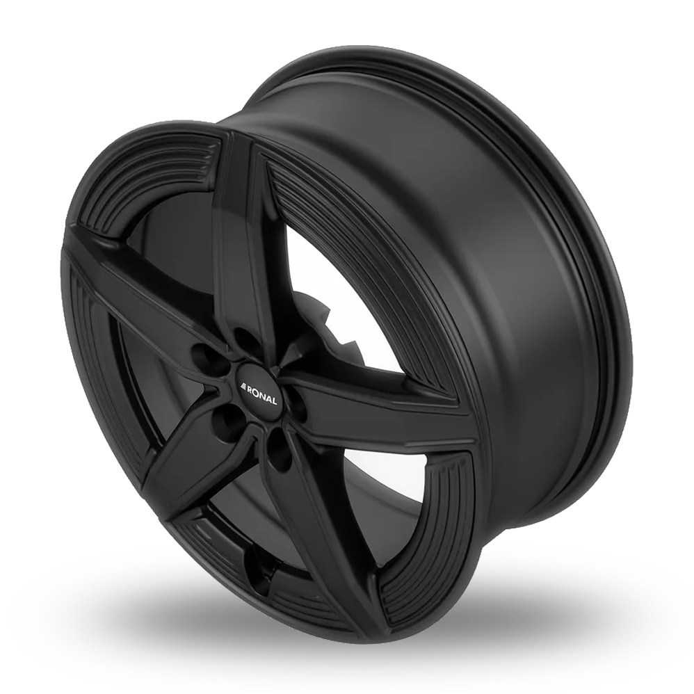 19" Ronal R72 Matt Black Alloy Wheels