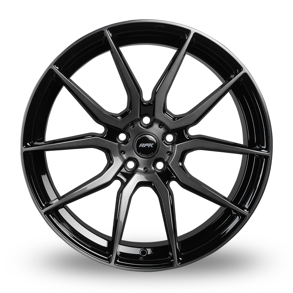 20" Proline GLS303 Black Polished Alloy Wheels
