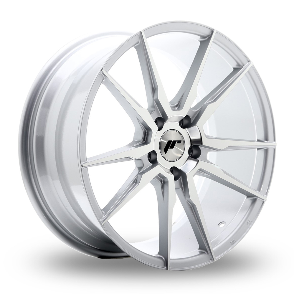 Japan Racing JR21 (8.5x19) Silver Machined Face Alloy Wheels