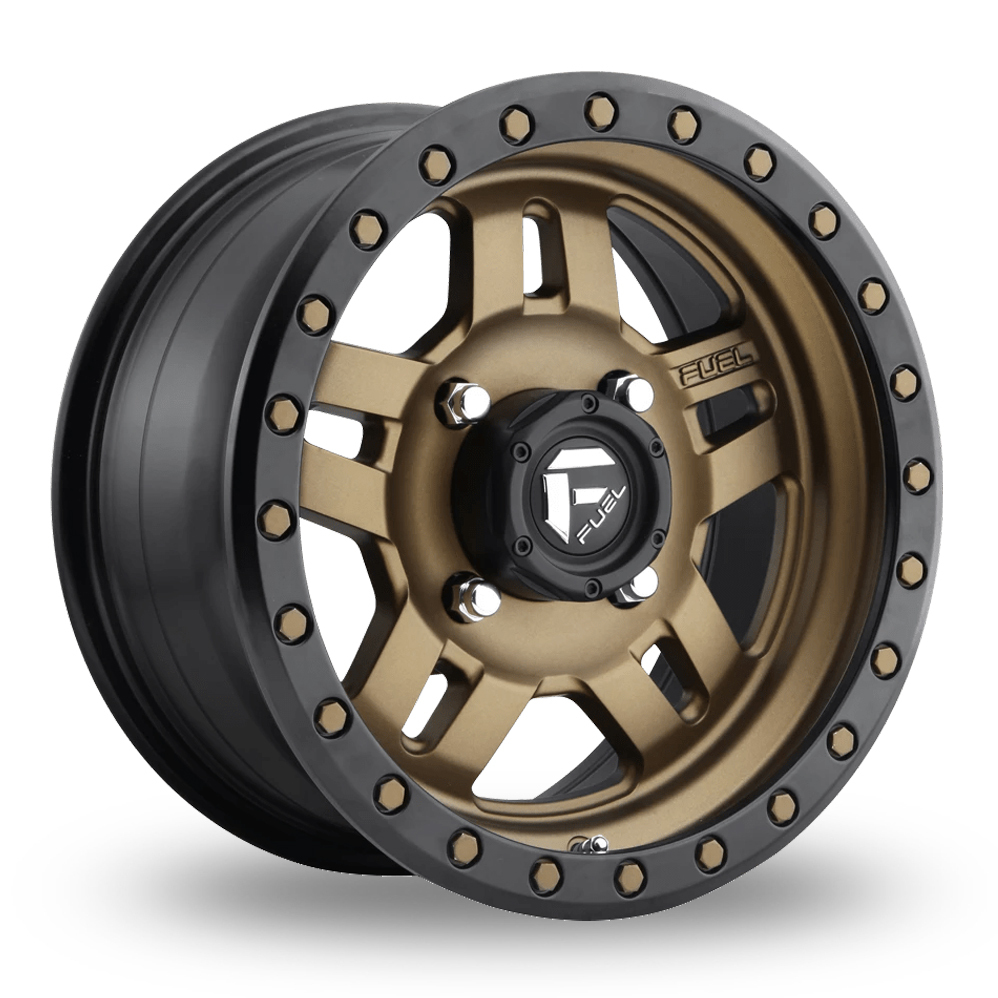 Fuel Off-Road D583 Anza UTV (USA Warehouse) Matt Bronze Black Bead Ring Alloy Wheels