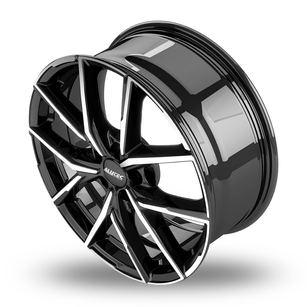 18" Alutec Aveleno Gloss Black Polished Alloy Wheels
