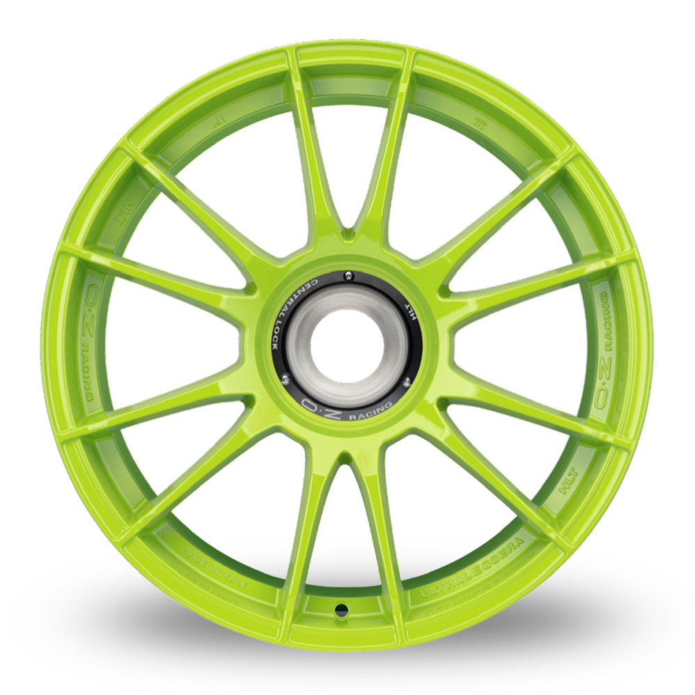 19" OZ Racing Ultraleggera HLT CL Acid Green Alloy Wheels
