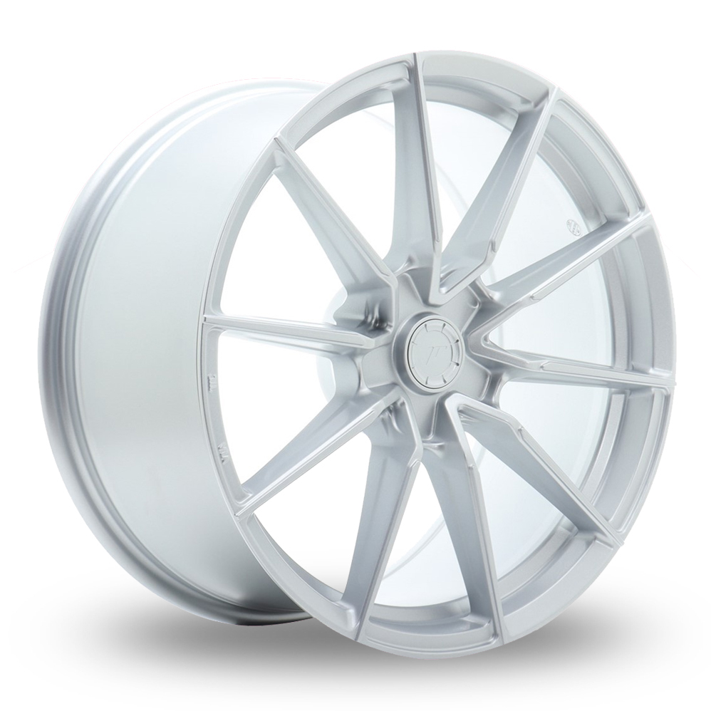 Japan Racing SL-02 (8x19) (Custom Fitment) Matt Silver Alloy Wheels