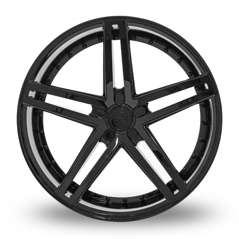 19" Axe EX20 Gloss Black Wider Rear Alloy Wheels
