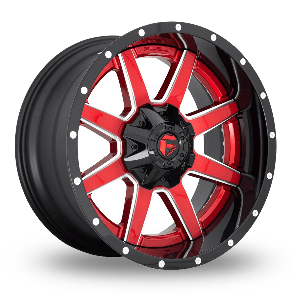 Fuel Off-Road D250 Maverick (USA Warehouse) Gloss Red Alloy Wheels