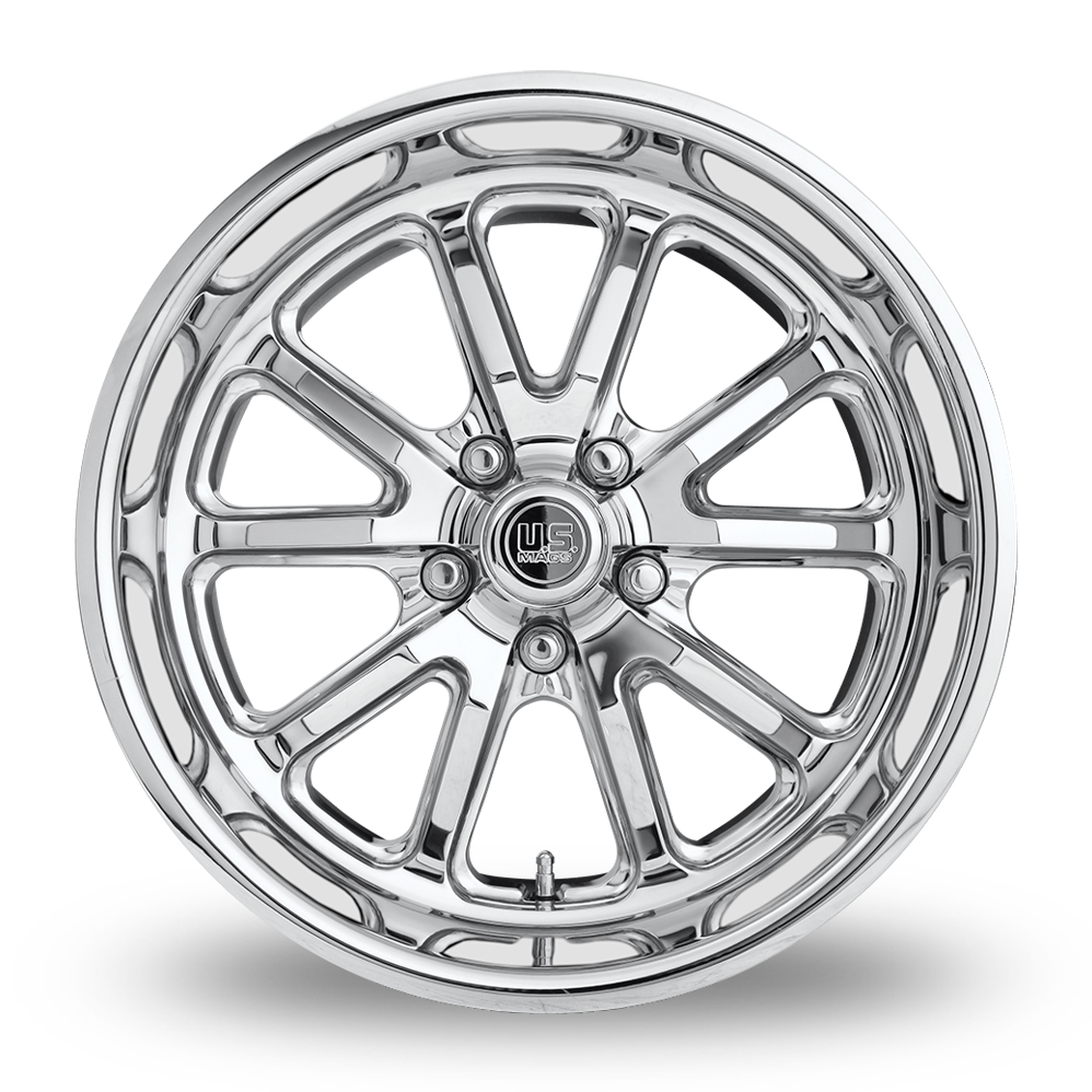 22" US Mags U110 Rambler Chrome Plated Alloy Wheels