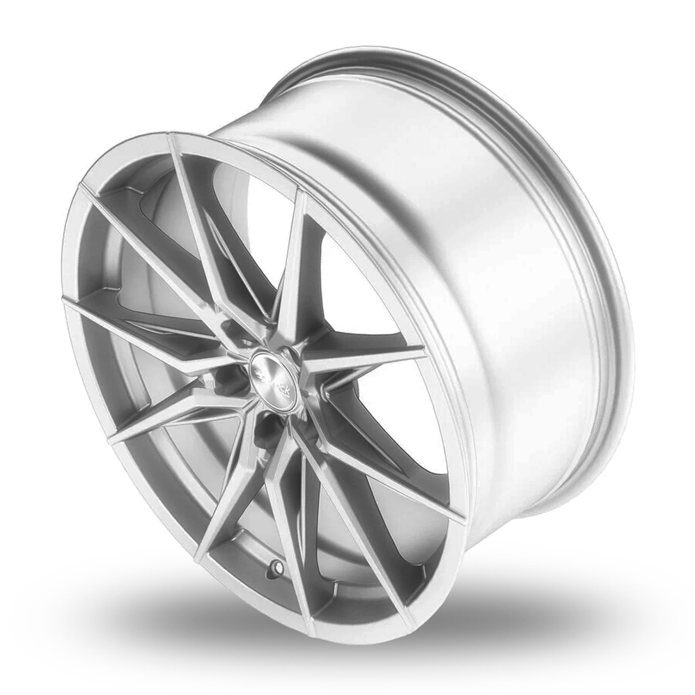 19" Brock B42 Ferric Grey Polished Alloy Wheels