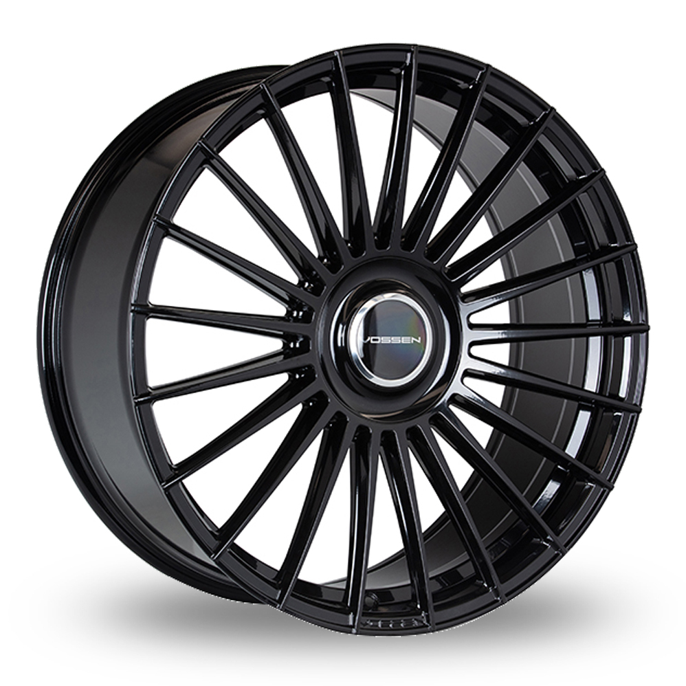 Vossen HF-8 (11x22) (Deep Concave) Gloss Black Alloy Wheels