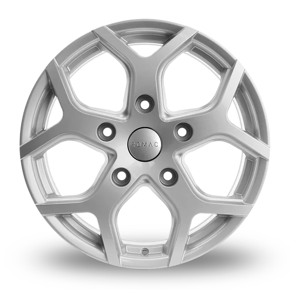 16" Romac Cobra Silver Alloy Wheels
