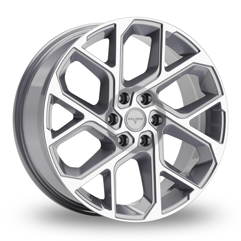 Velare VLR-6S Platinum Grey Polsihed Alloy Wheels