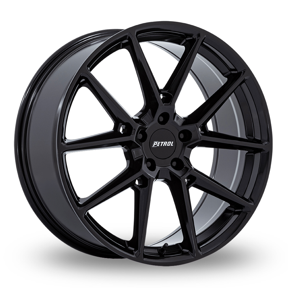 Petrol PE002 P1E (USA Warehouse) Gloss Black Alloy Wheels
