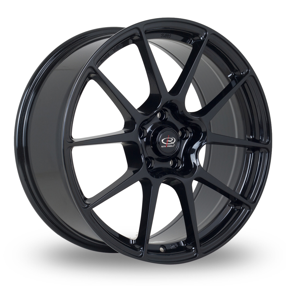 19 Inch Rota AR10 Black Alloy Wheels