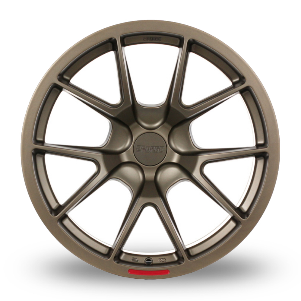19" 2FORGE ZF9 Matt Bronze Alloy Wheels