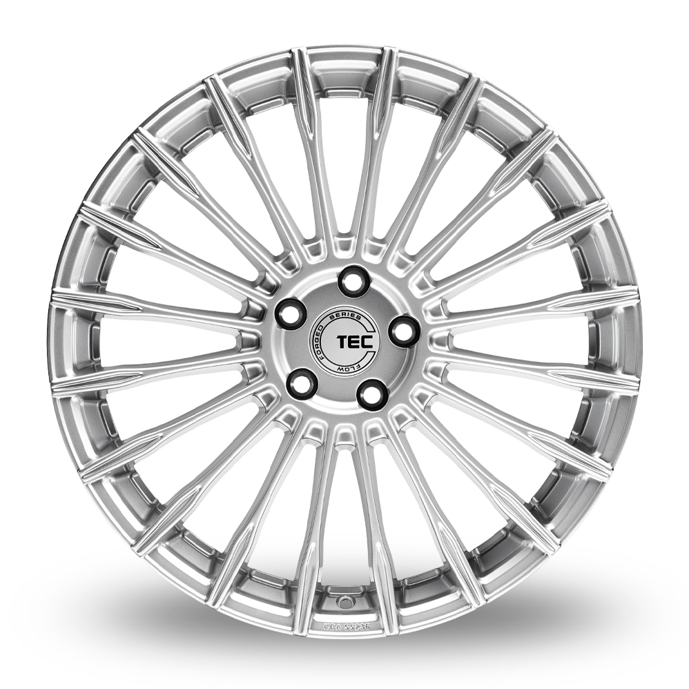 19" TEC Speedwheels GT5 Hyper Silver Alloy Wheels