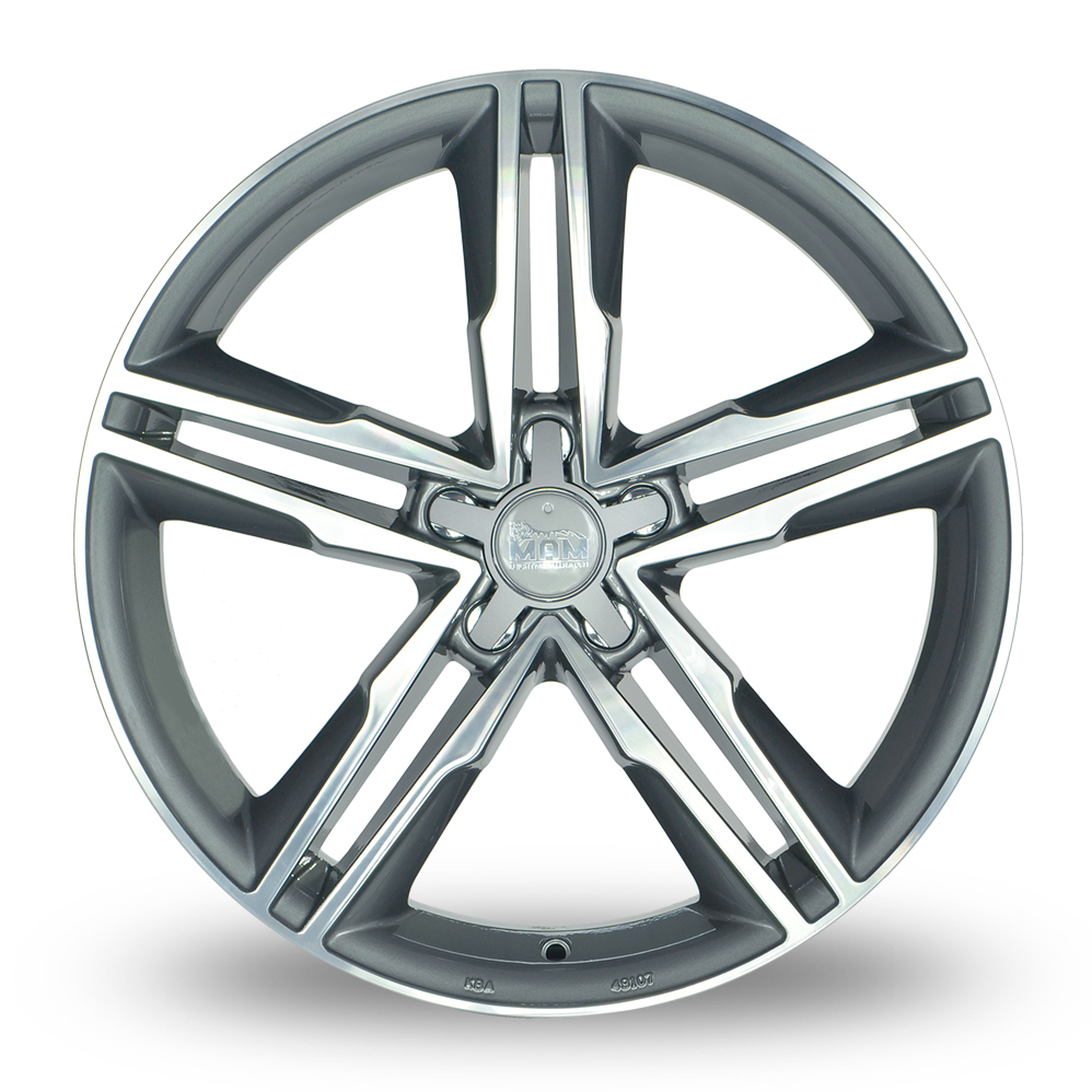 19" MAM A1 Palladium Polished Alloy Wheels