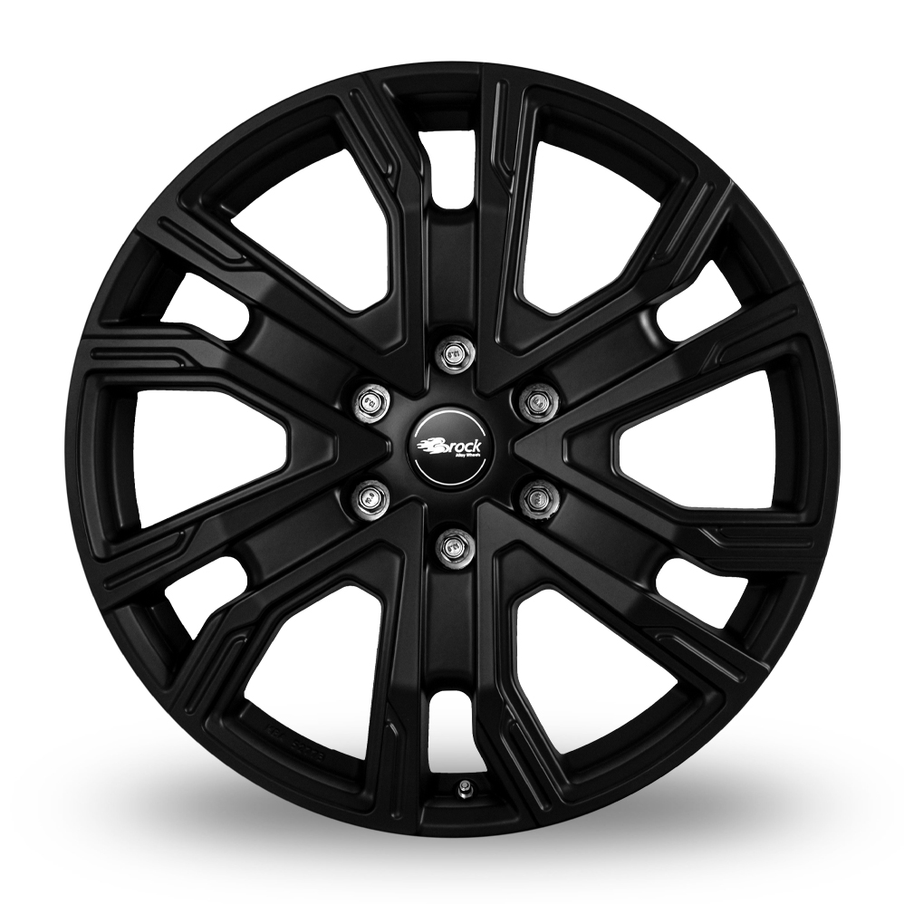 20" Brock MMDA08 Satin Black Alloy Wheels