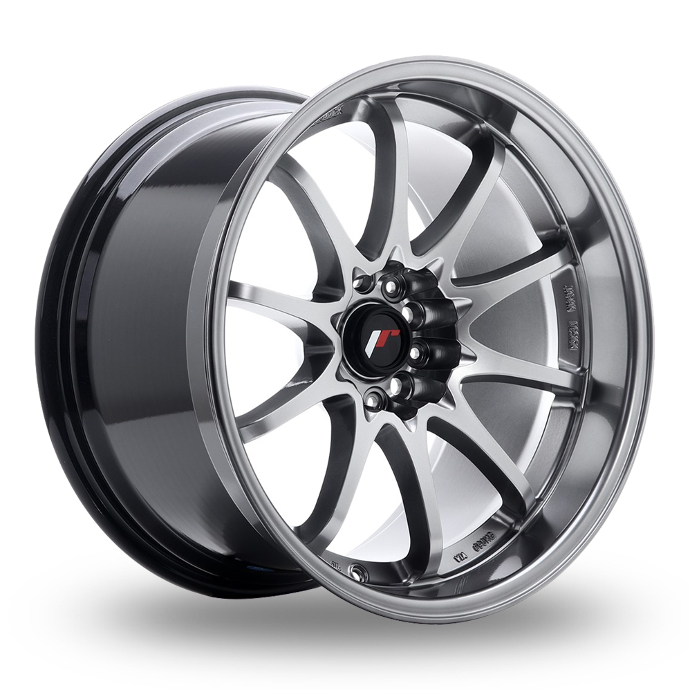Japan Racing JR5 (10.5x18) Hyper Black Alloy Wheels