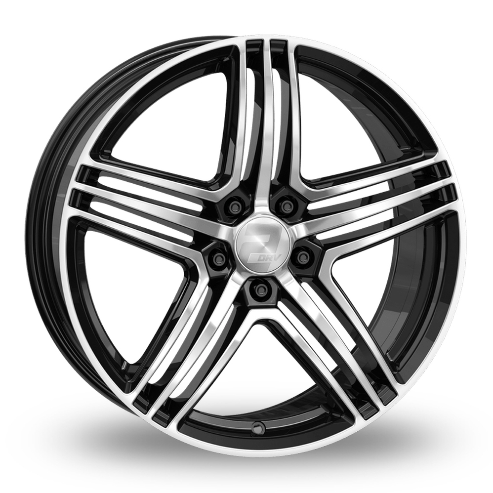 2DRV WH12 Black Machined Alloy Wheels