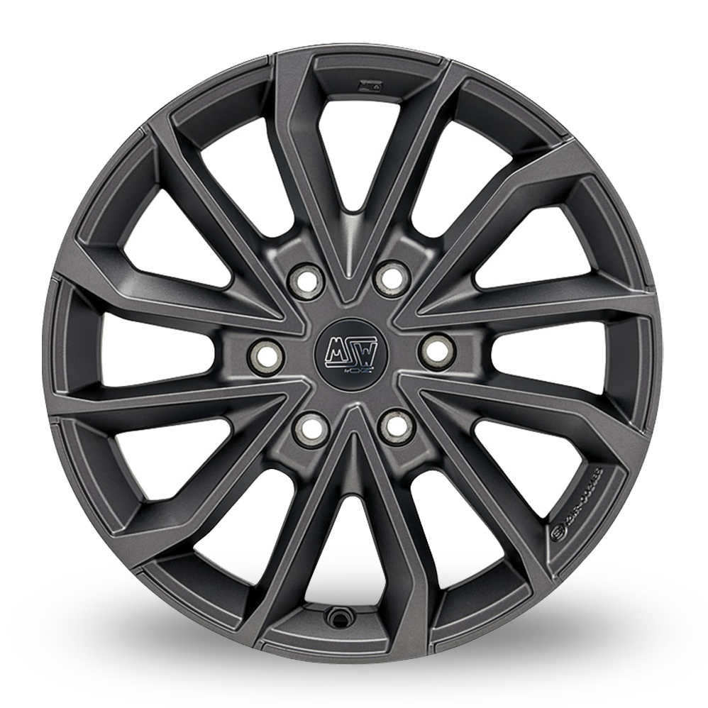 17" MSW (by OZ) 42 VAN Matt Dark Grey Alloy Wheels