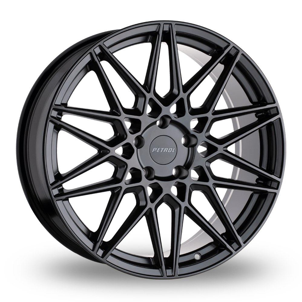 Petrol P3C (USA Warehouse) Gloss Black With Machined Face Alloy Wheels