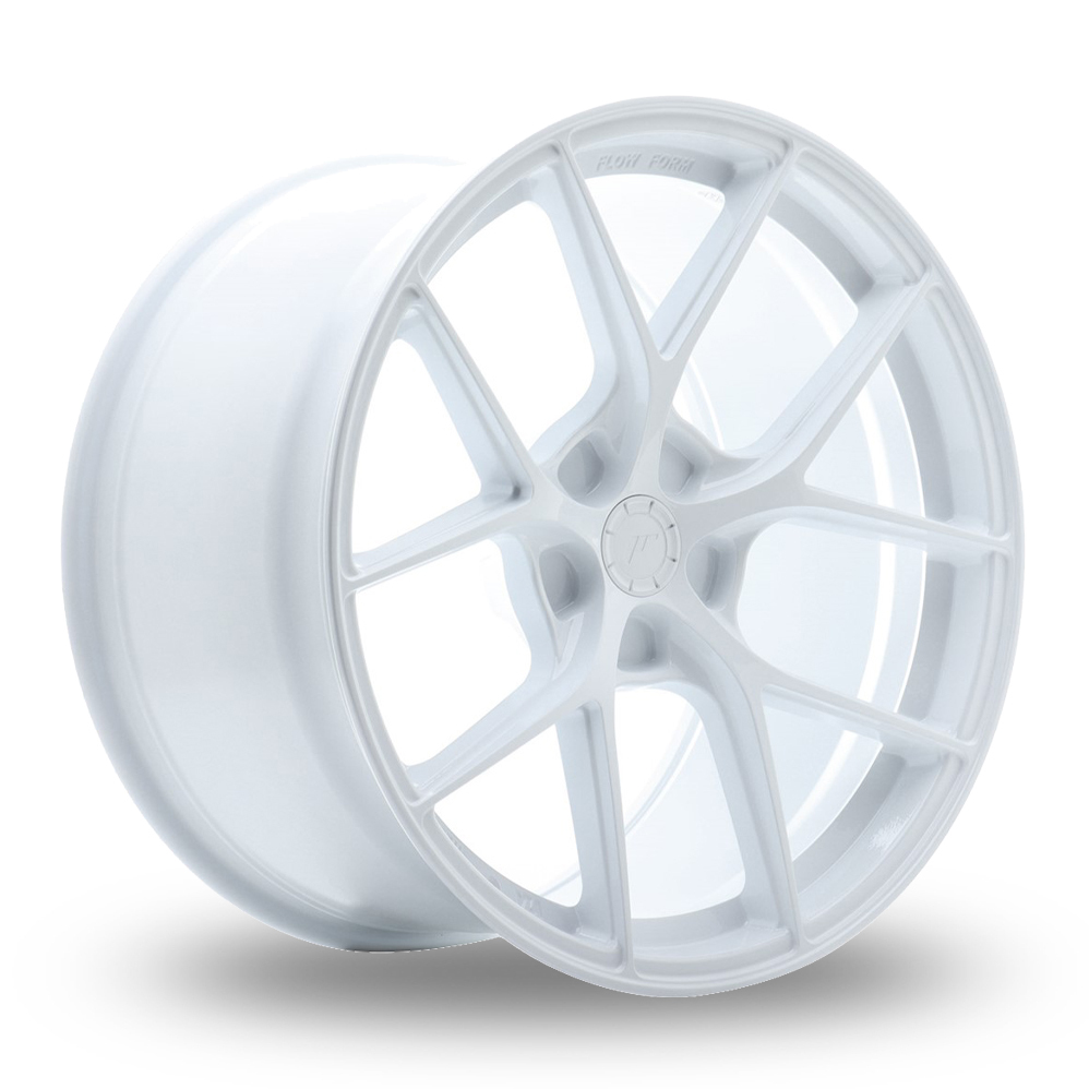Japan Racing SL-01 (10.5x19) (Custom Fitment) White Alloy Wheels
