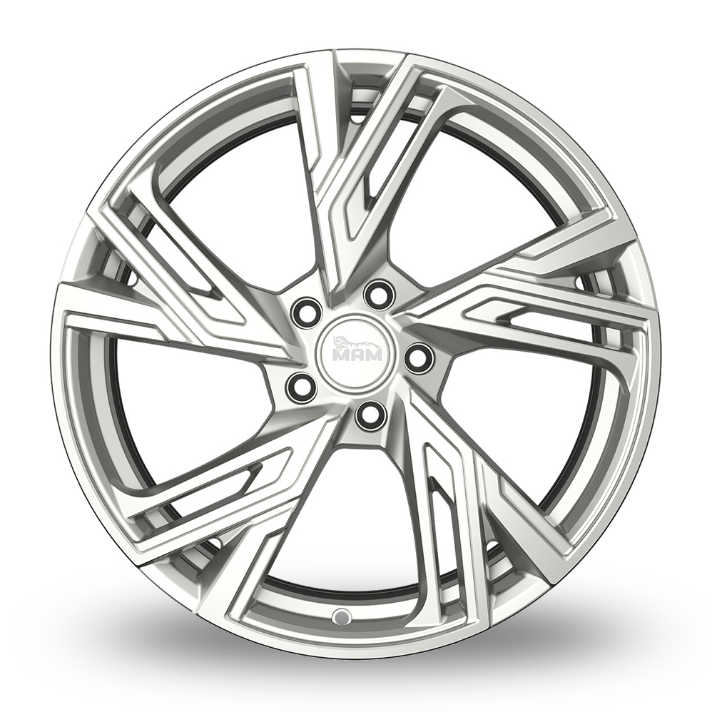 18" MAM RS5 Silver Alloy Wheels