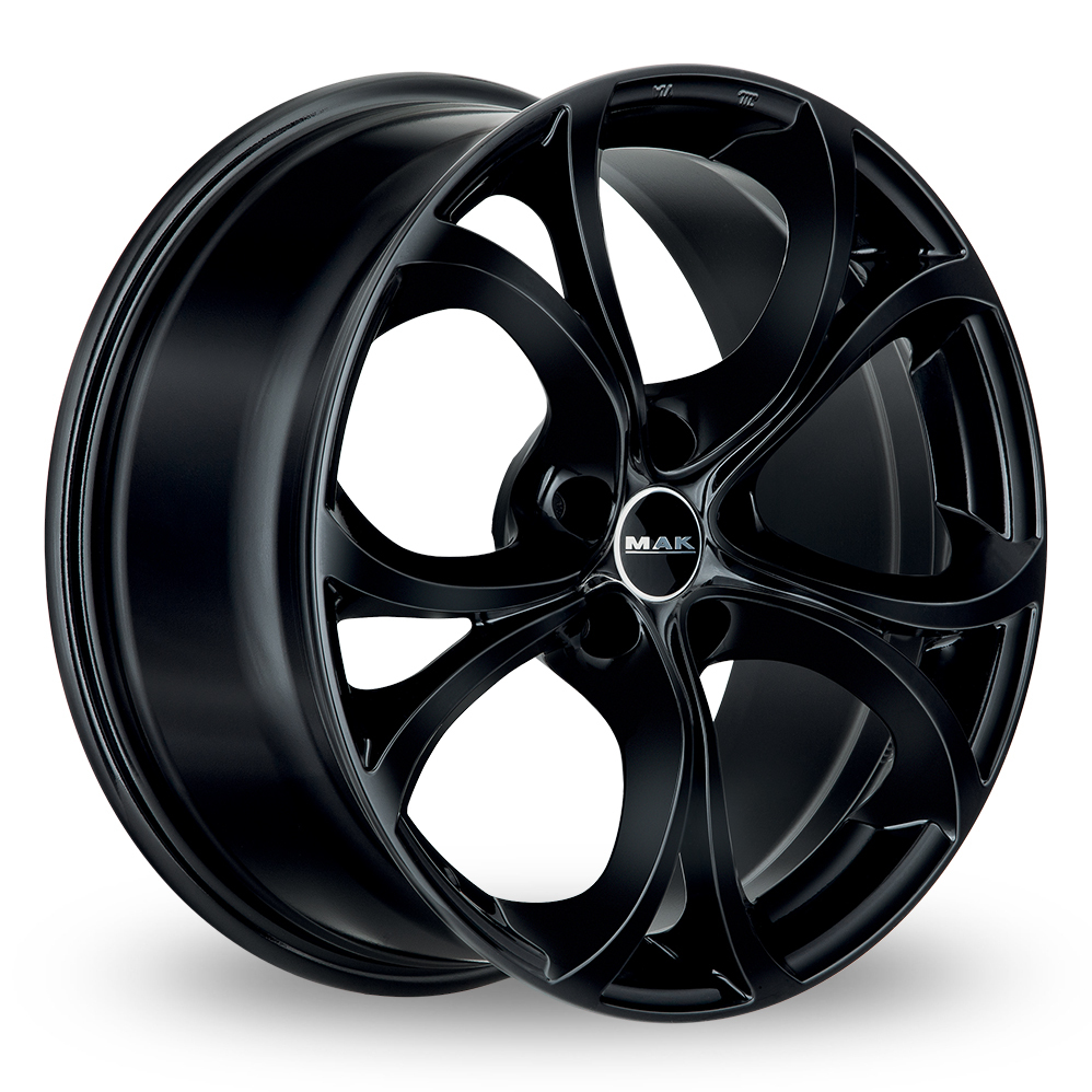20" MAK Lario Gloss Black Alloy Wheels