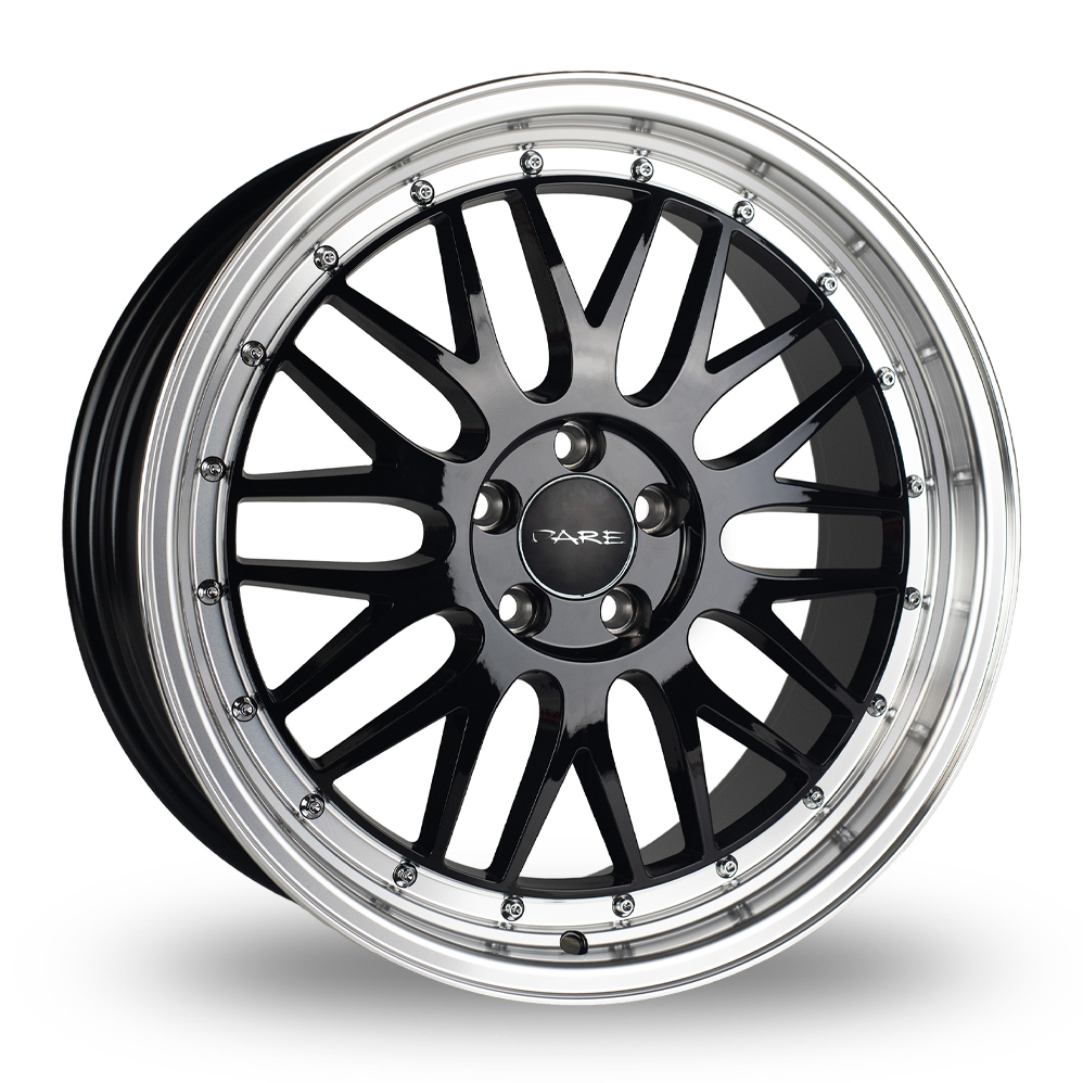 Dare SM Black Polished Lip Alloy Wheels