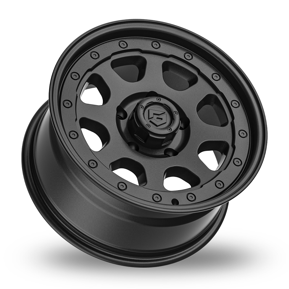 16" Fondmetal 774 Nighthawk Soft Matt Black Alloy Wheels
