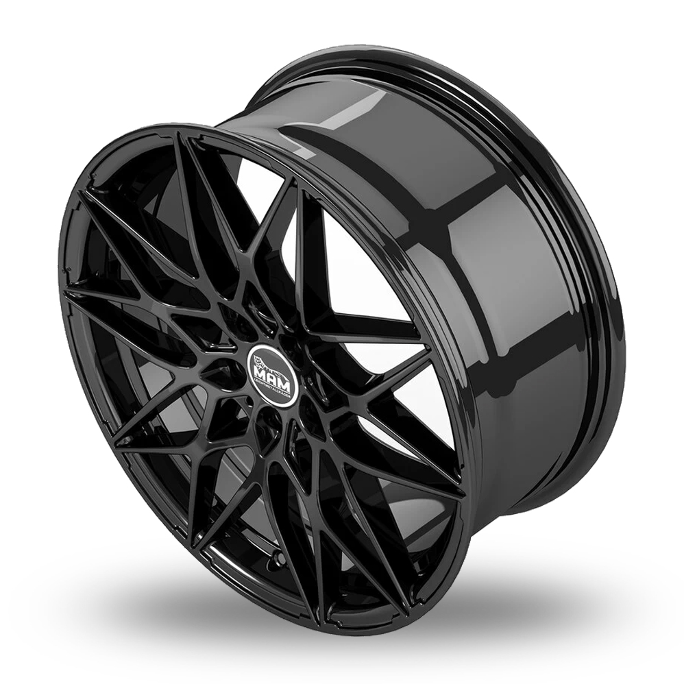 18" MAM B2 Gloss Black Alloy Wheels