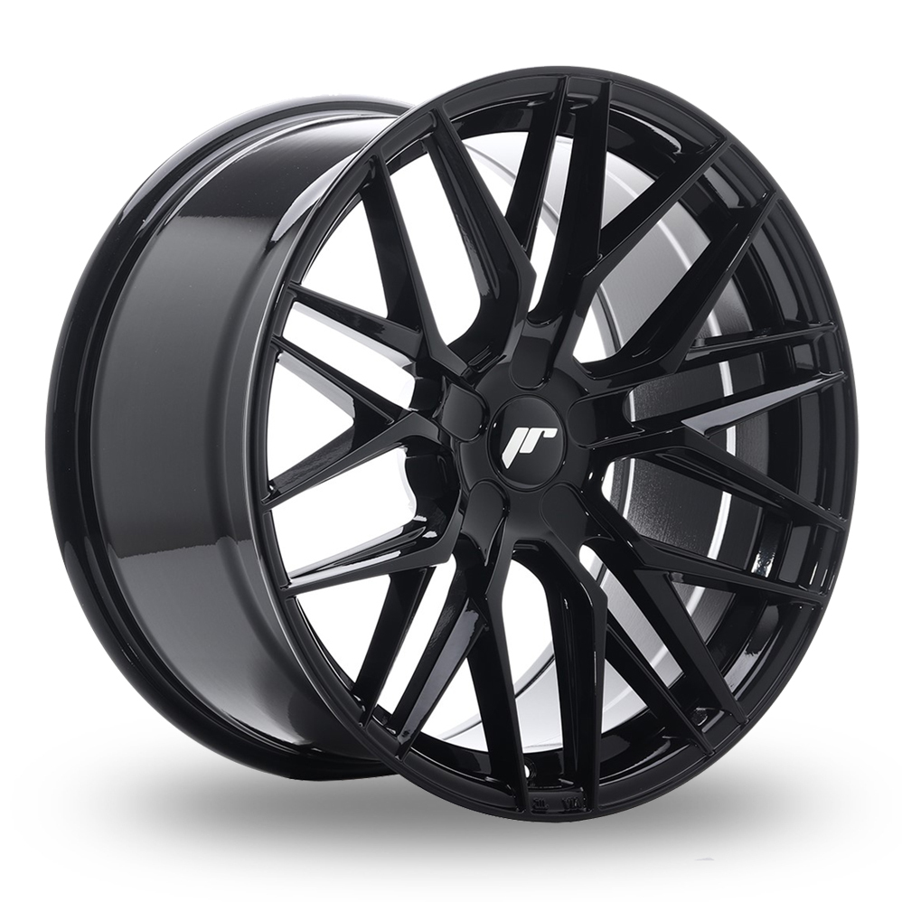 Japan Racing JR28 (9.5x19) (Custom Fitment) Gloss Black Alloy Wheels