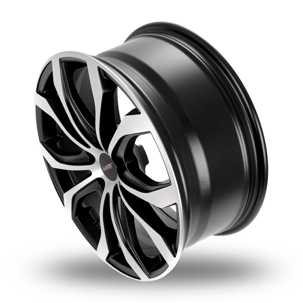 18" Alutec W10 Racing Black Polished Alloy Wheels