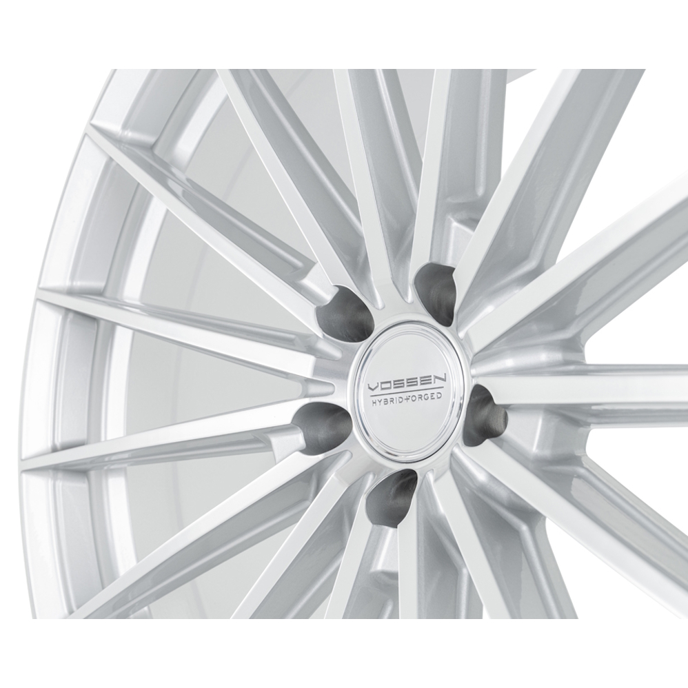 20" Vossen HFX-4 (12x20) (Super Deep Concave) Silver Polished Alloy Wheels